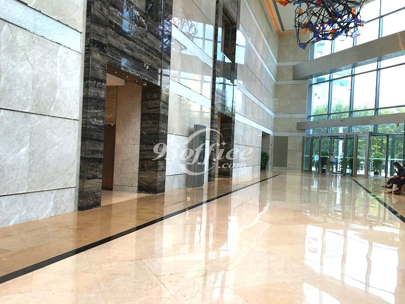 嘉里中心二座写字楼租金-办公楼大堂