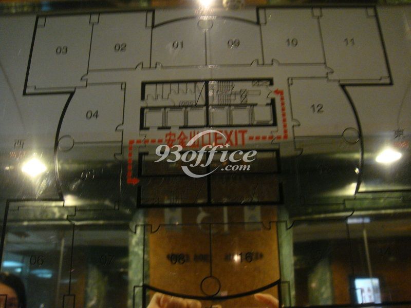 招商局大厦办公楼租金-写字楼平面图