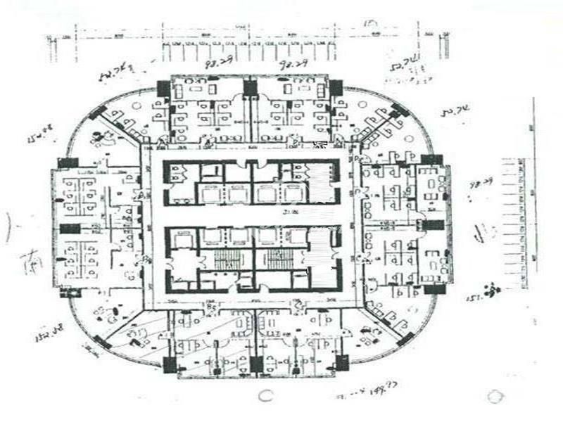 江苏大厦办公楼租金-写字楼平面图