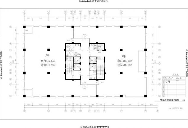 神州智慧天地办公楼租金-写字楼平面图