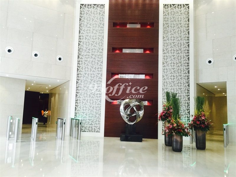 新梅联合广场写字楼租金-办公楼大堂