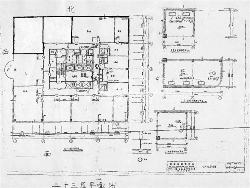 华融大厦办公楼租金-写字楼平面图