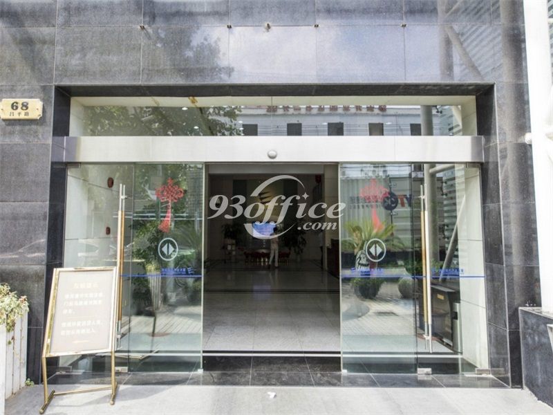 静安现代产业大厦写字楼租赁-办公楼入口