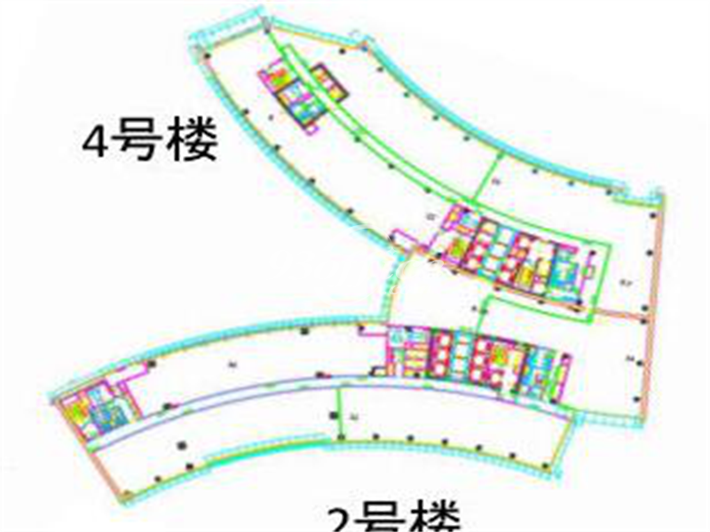 世纪大都会办公楼租金-写字楼平面图