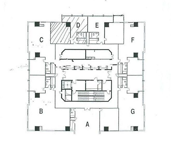 东方国际大厦办公楼租金-写字楼平面图