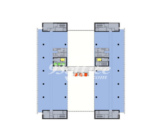 中国钻石交易中心办公楼租金-写字楼平面图