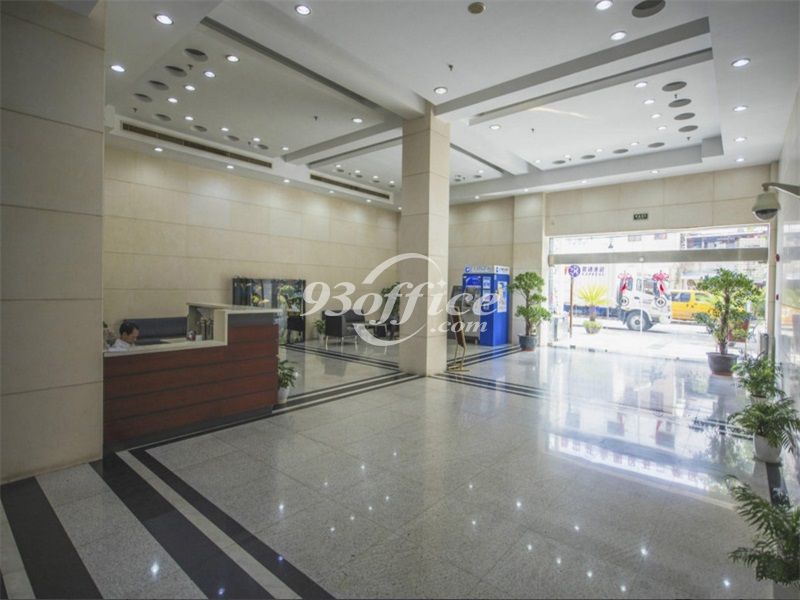 静安现代产业大厦写字楼租金-办公楼大堂