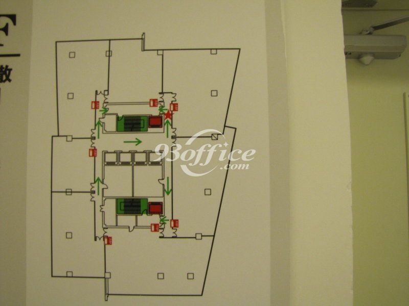 越秀大厦办公楼租金-写字楼平面图