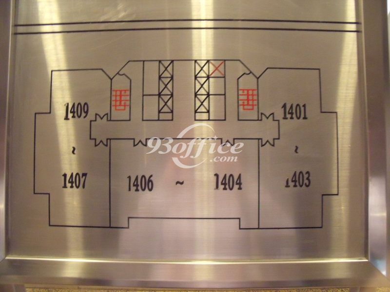 应氏大厦办公楼租金-写字楼平面图