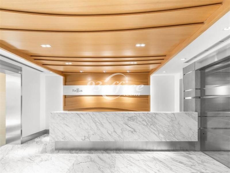 都市总部大楼服务式办公室出租-前台