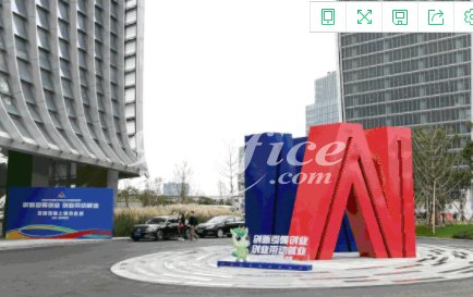 西岸智塔写字楼租赁-办公楼入口