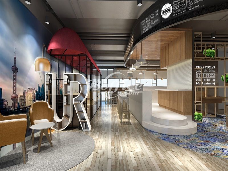 黄浦区平安滨江金融中心联合办公空间出租-休闲区