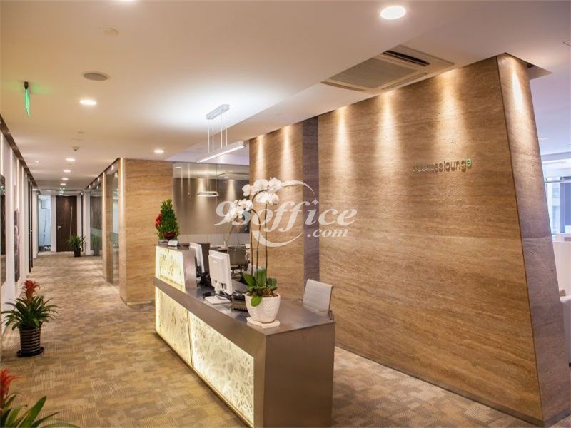 中金国际广场服务式办公室出租-前台