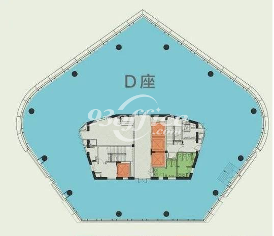 君康金融广场办公楼租金-写字楼平面图