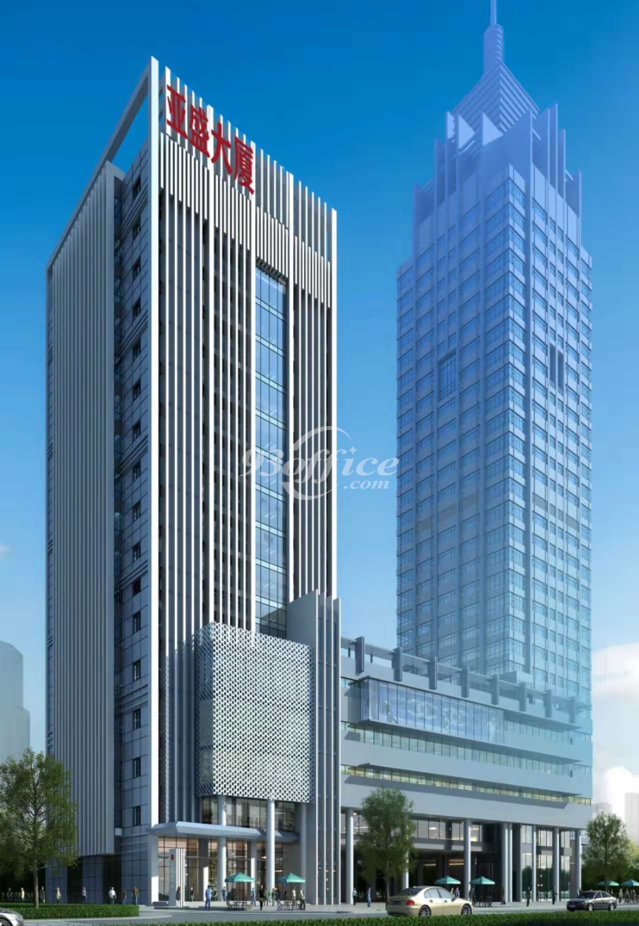 亚盛大厦写字楼出租-办公楼外立面