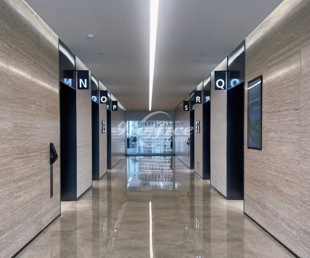 吉宝静安中心写字楼租赁-办公楼电梯厅